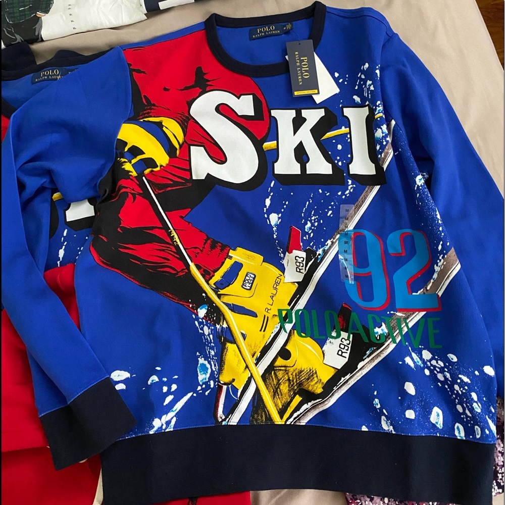 Polo ski crewneck